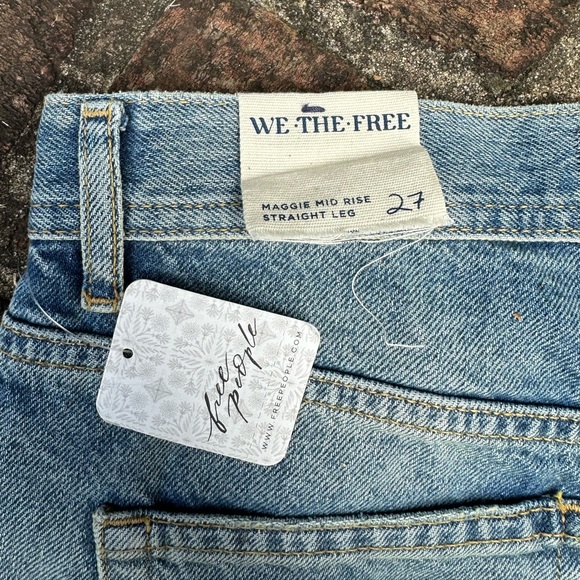 We the free | Maggie Mid Rise Straight Leg - Picture 4 of 4
